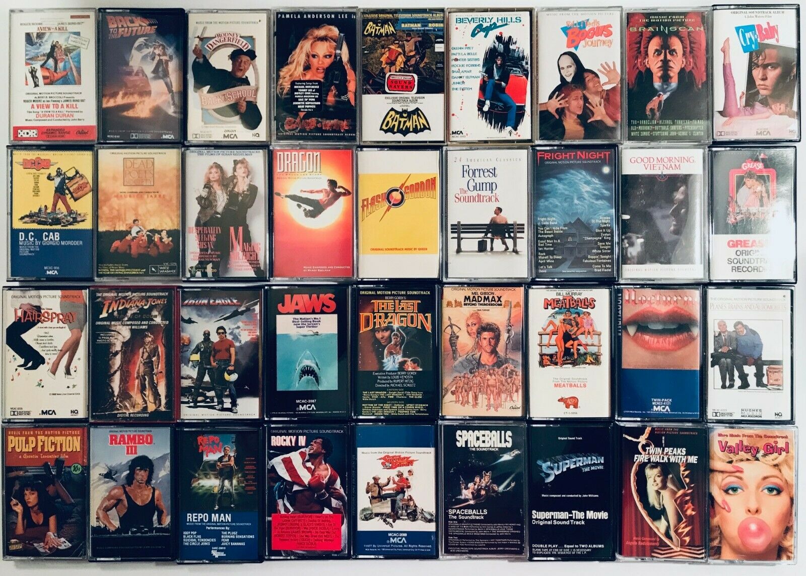 Build Your Own Cassette Tape Collection: Soundtracks, 80s, 90s, Rock, Alt, Pop