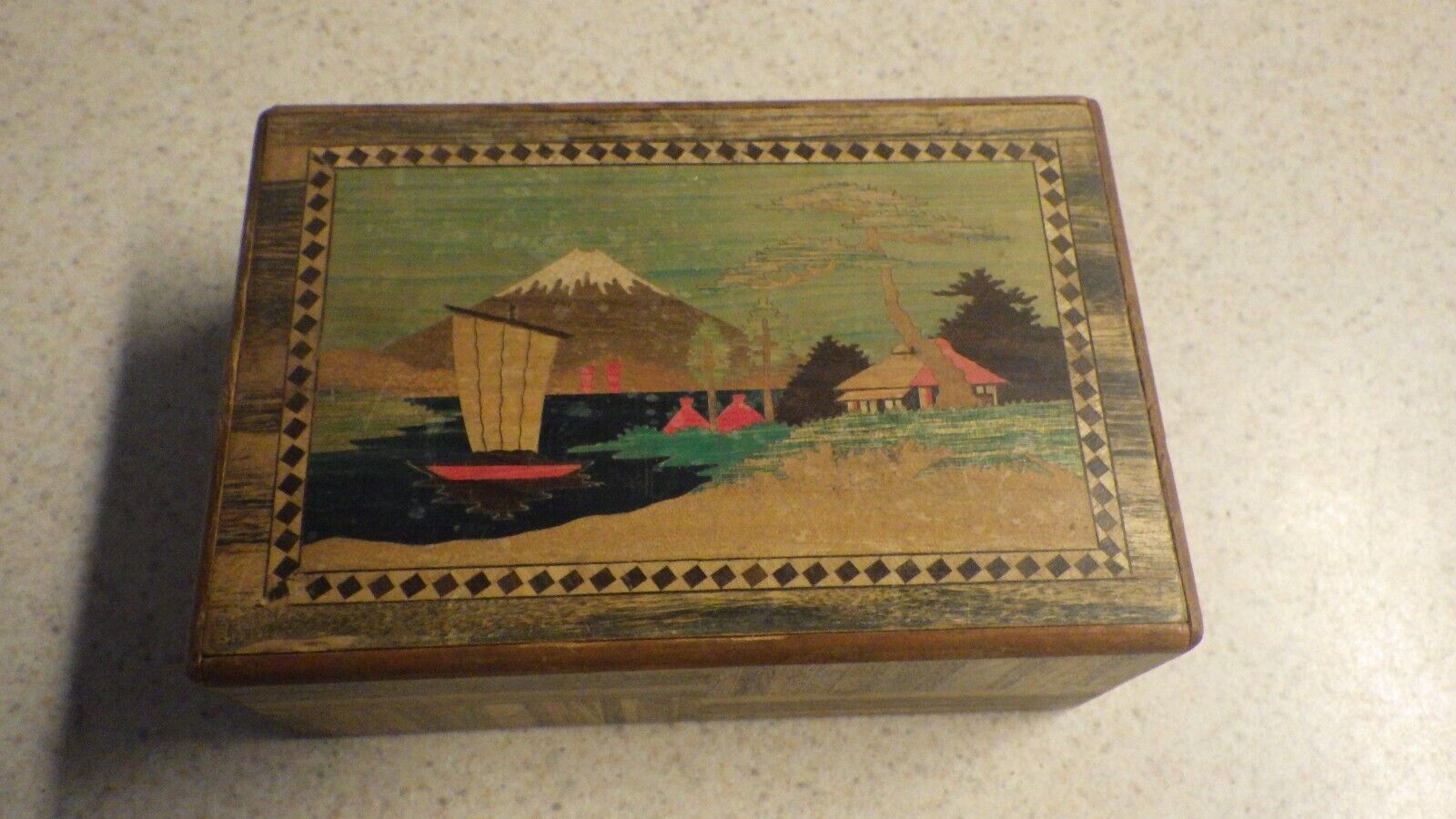 5 Step Japanese Puzzle Box Preowned