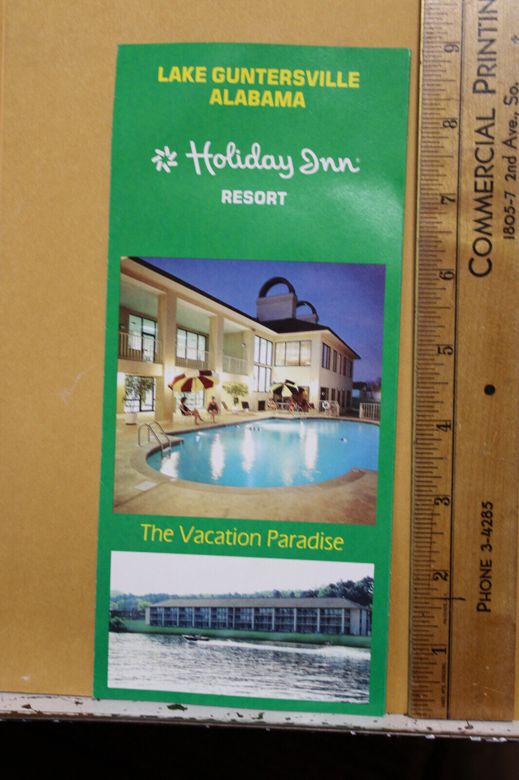 Vintage Lake Guntersville Alabama Holiday Inn Resort Brochure Rare