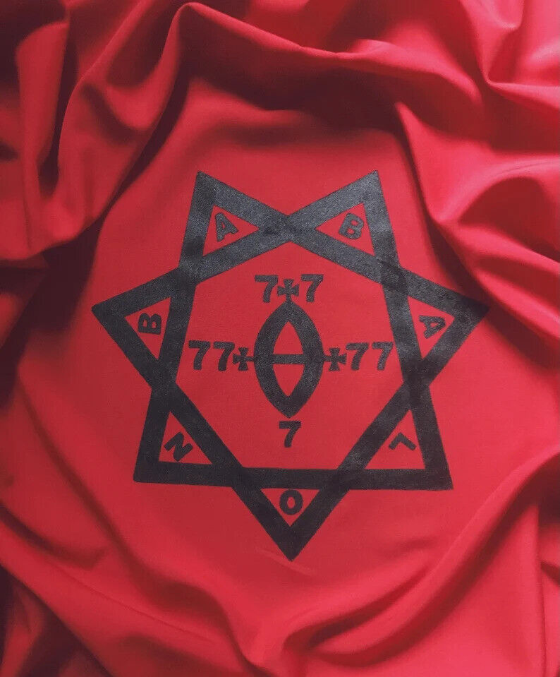 New Babalon Tablecloth Thelema Crowley Babalon Sigil Altar Tool Witch Home Décor