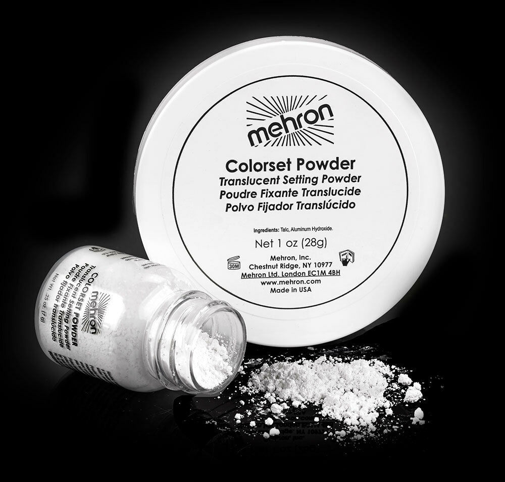 Mehron Colorset Color Set Powder Translucent Finish Setting Fixing Makeup Powder