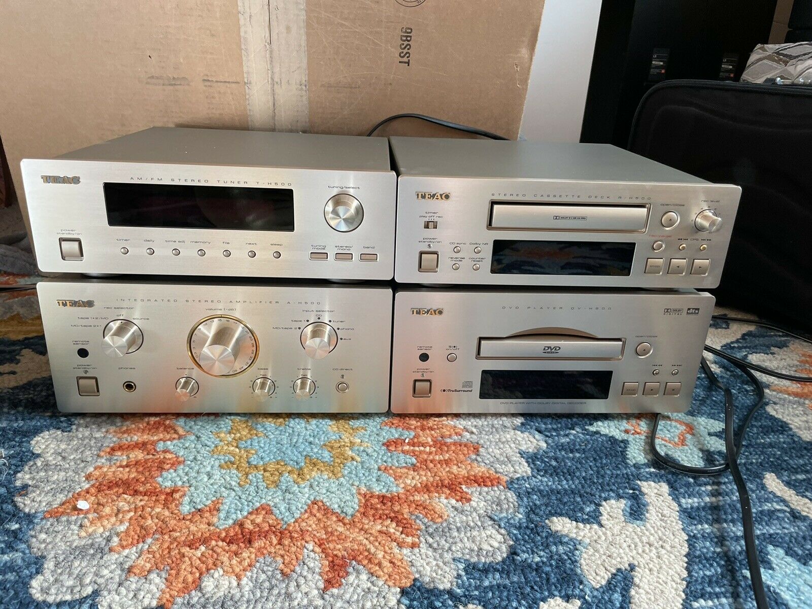 Teac Reference 500 Series: A-h500 Amplifier, T-h500 Tuner, Dv-h500 Cd/dvd R-h500