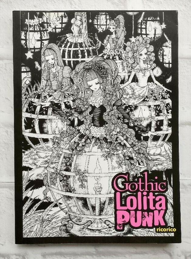 Gothic Lolita Punk English Version Illustration Design Art Book From Japan Used