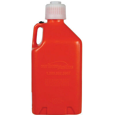 Scribner Utility Jug Fuel Water Can Motorsport Container Red Plastic Race Pit