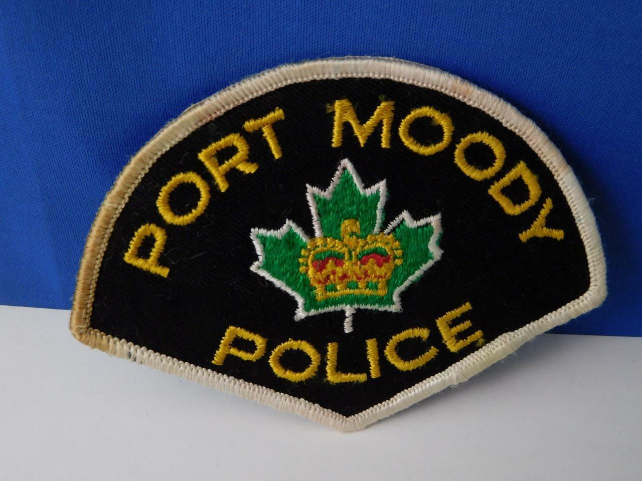 Port Moody Police Officer Vintage Obsolete Patch Badge  British Columbia Canada