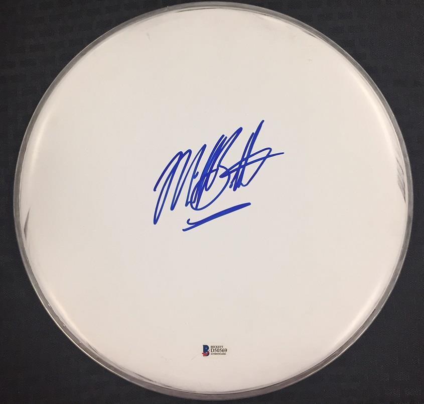Artist Singer Michael Bolton Autograph Signed Drumhead W/ Beckett Bas Coa ~ Auto