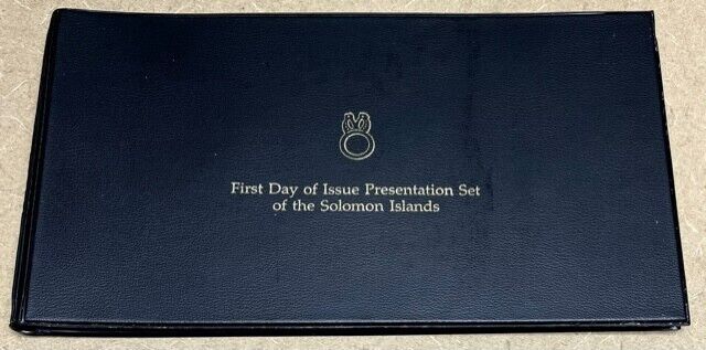 First Day Presentation Set Of The Solomon Islands - 1977 Coin & Currency Folder
