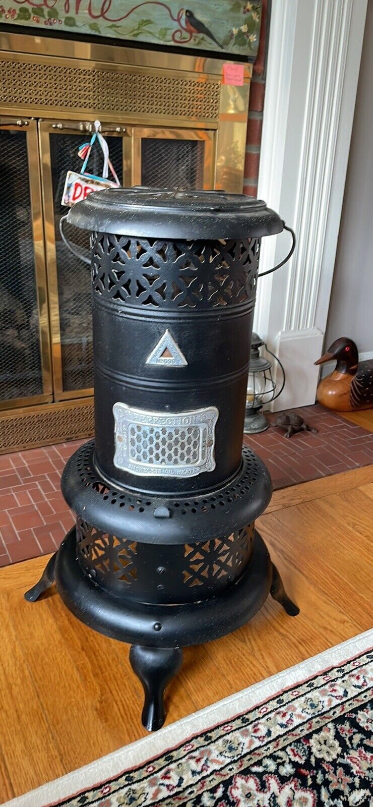 Antique *perfection* Kerosene Room Heater Stove #530 Oil Smokeless