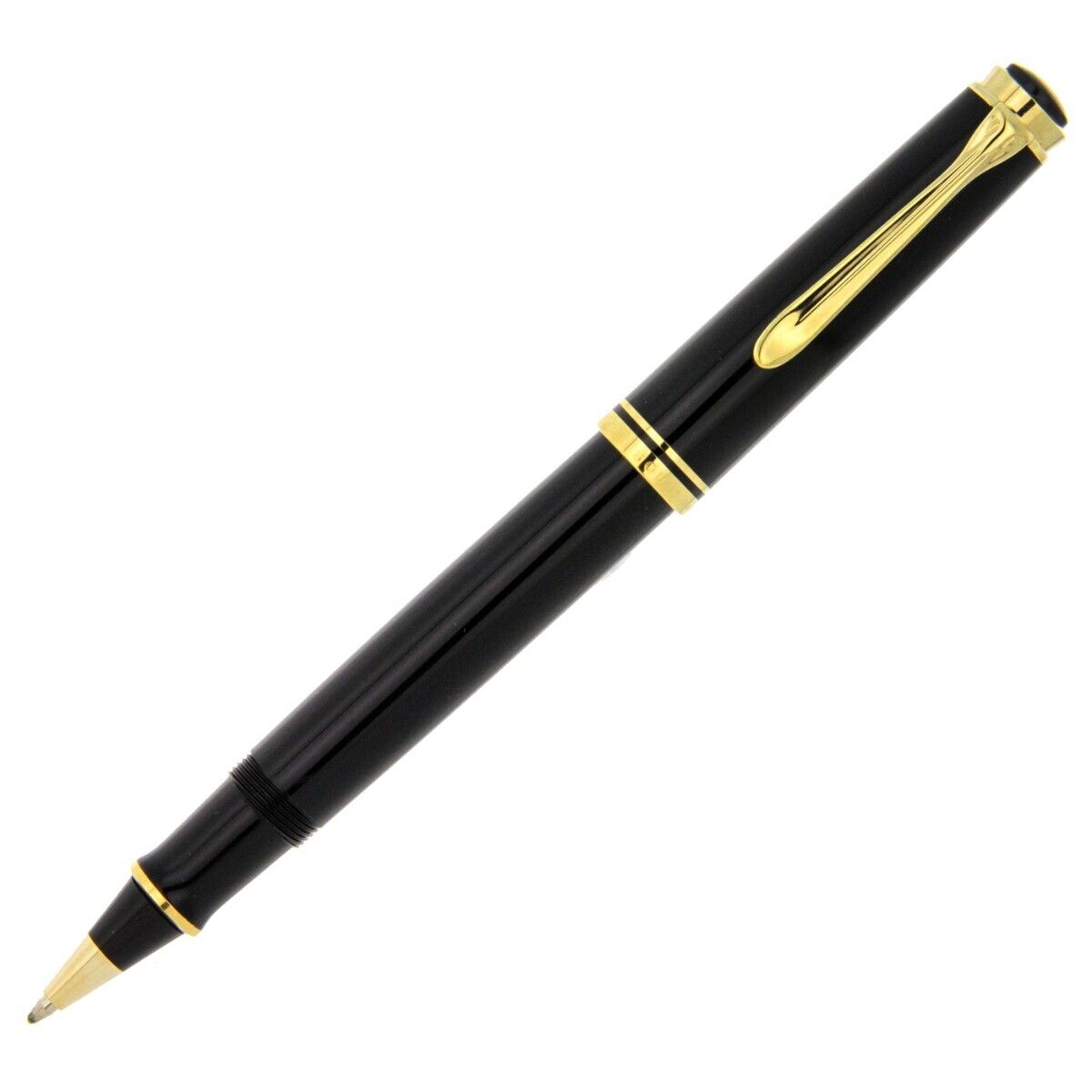 Pelikan Souveràn Rollerball Pen R600 Black With Gold Finish