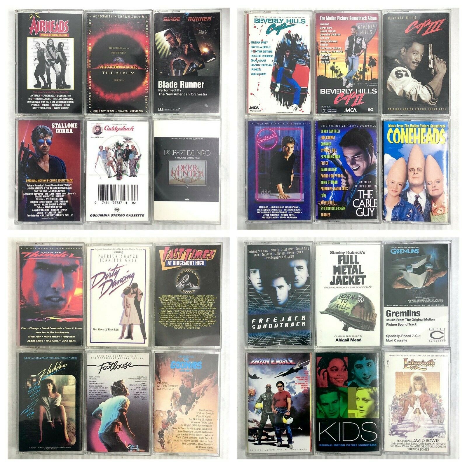 Build Ur Own Cassette Tape Lot - Movie, Tv, Film Soundtracks - Rare Titles