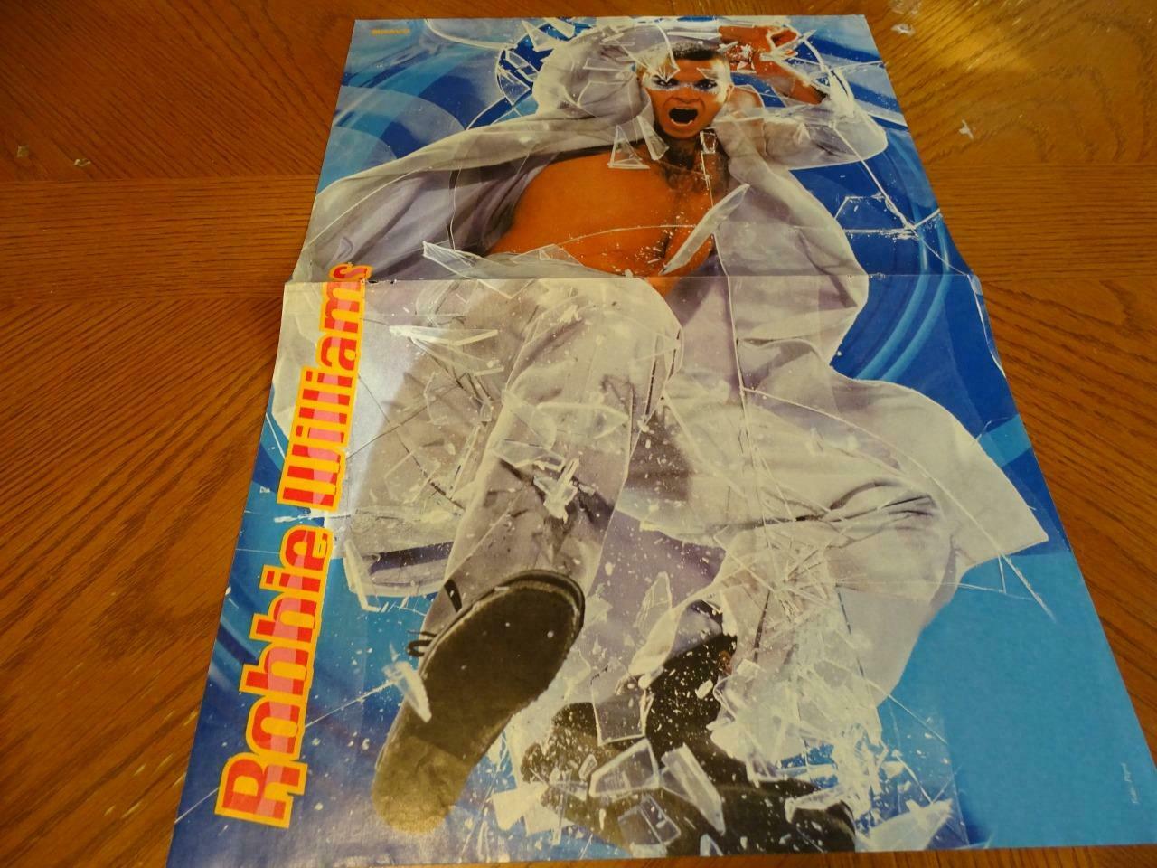 Take That Robbie Williams Teen Magazine Poster Clipping Bravo 90's Boy Band Ice