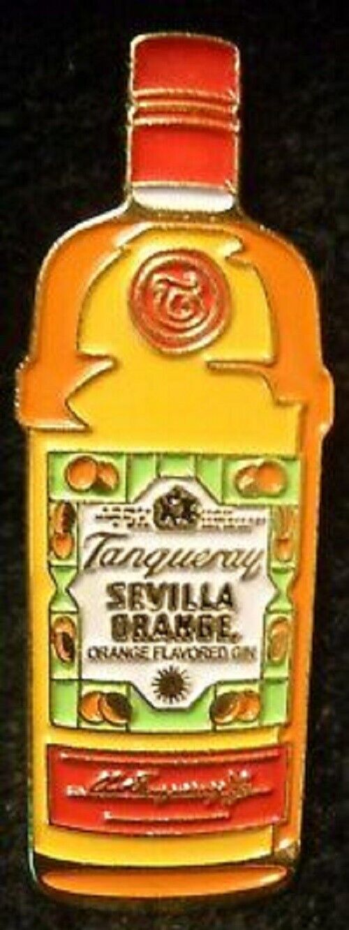 Pack Of 20 Tanqueray Sevilla Orange Small Bottle Metal Pins - Free Shipping