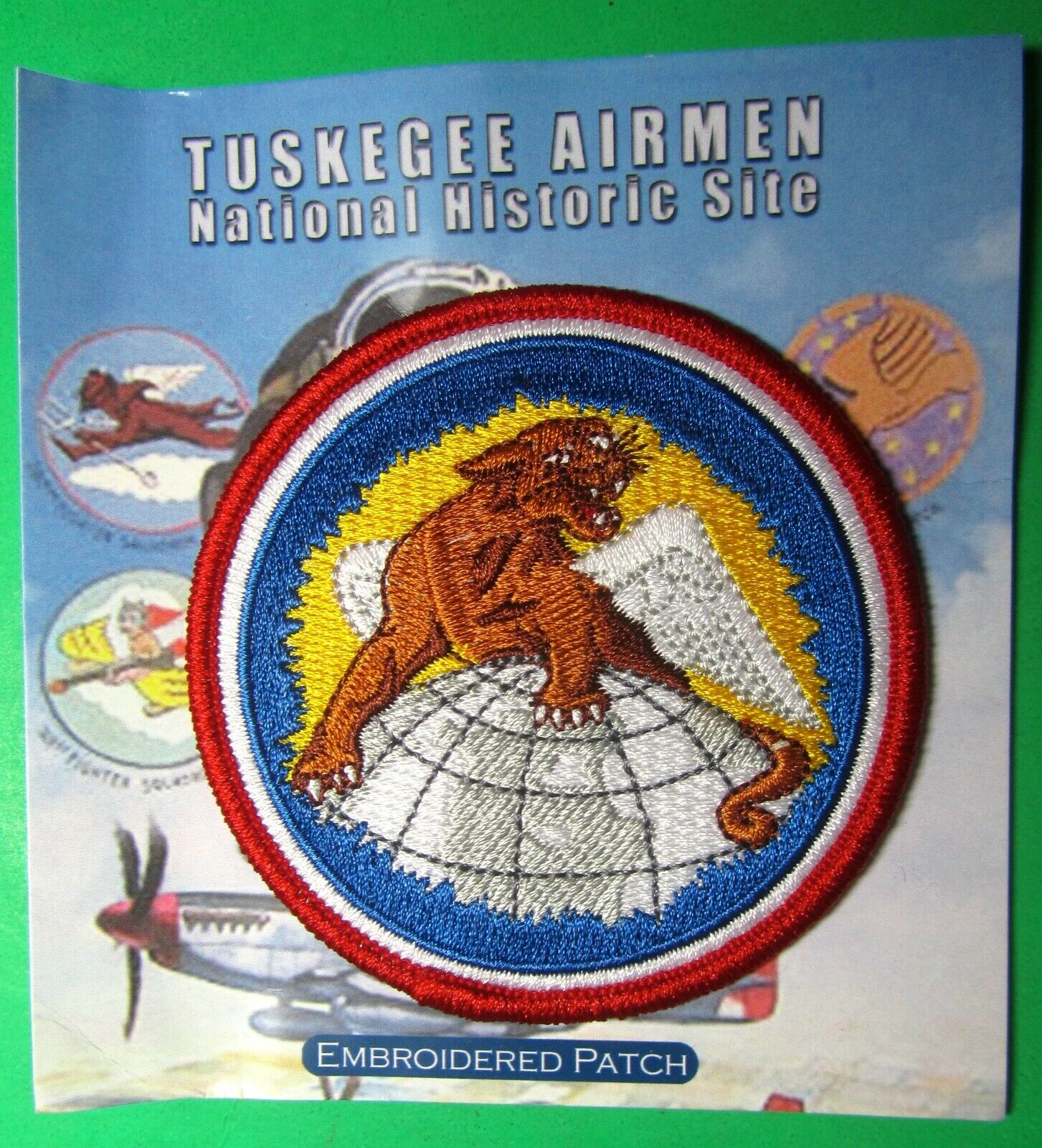 Tuskegee Airman Nhs 100th Fighter Squadron Patch Travel Souvenir-7
