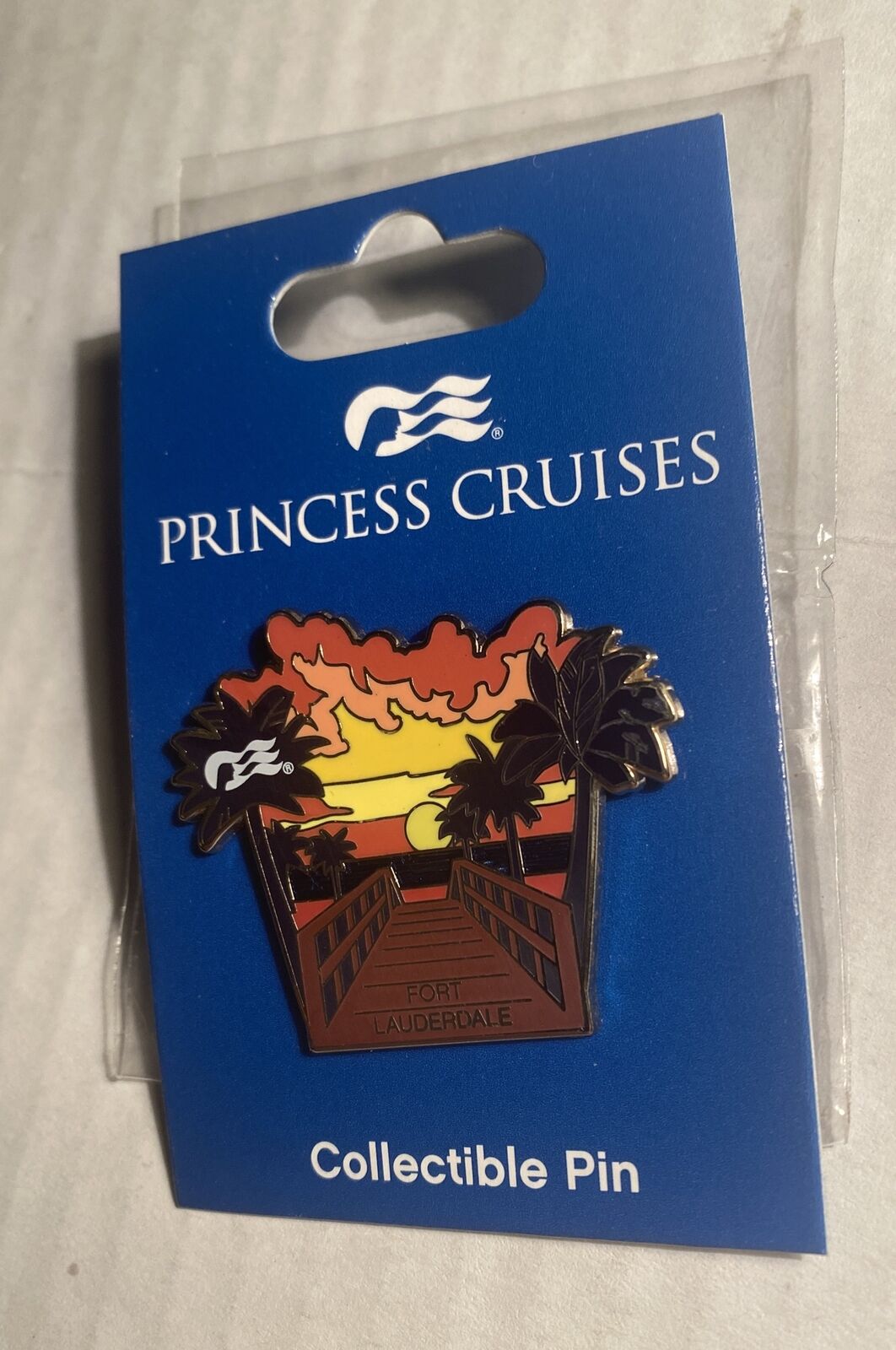 Fort Lauderdale Princess Cruises Collectible Pin (ret) Free Shipping To Usa