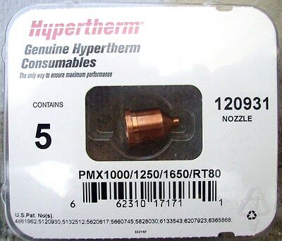 Hypertherm Genuine Powermax 1000/1250/1650 Nozzles 120931