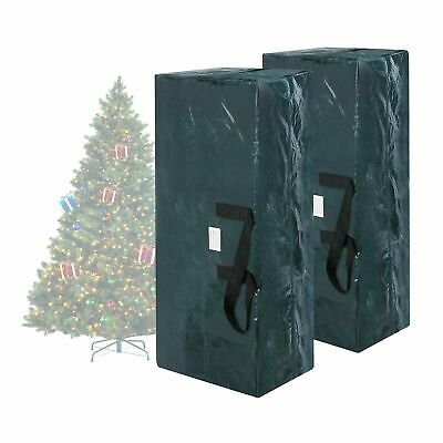 2 Pack 9 Ft. Artificial Christmas Tree Storage Bags Extra Large Heavy Duty