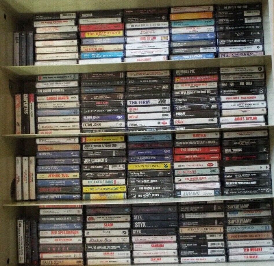 $1.97-$24.97 Cassette Tapes Classic Arena Hard Rock 1960s 70s 80s Build Your Lot