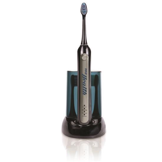 Pyle  Rechargeable Electric Toothbrush, Charging Dock, Ultraviolet Brush Head