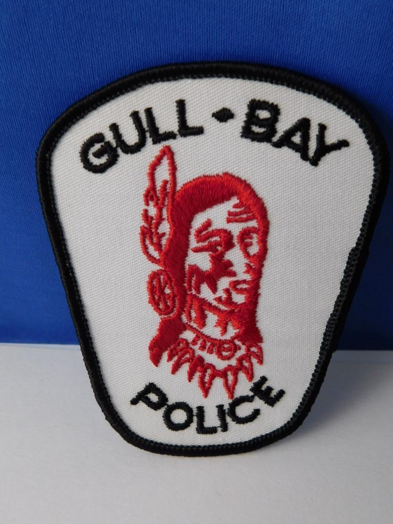 Gull Bay First Nations Police Vintage Patch Badge Native Ontario Canada