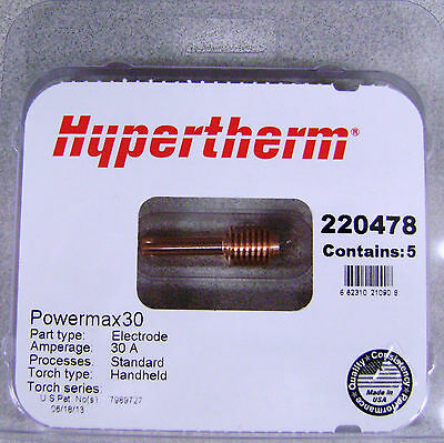 Hypertherm Genuine Powermax 30 Electrodes 220478