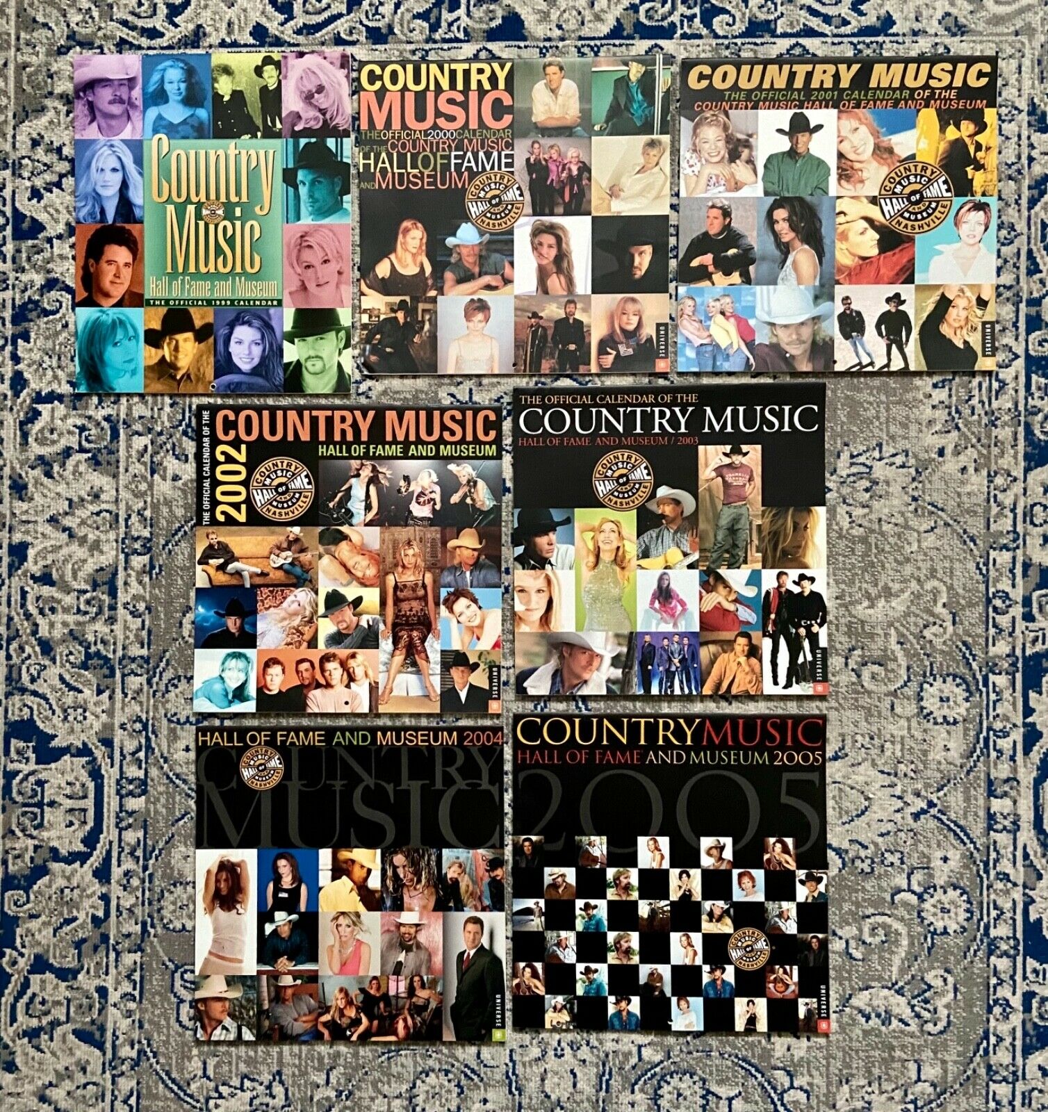 Lot 7 Country Music Hall Of Fame And Museum Calendar Lot 1999 To 2005