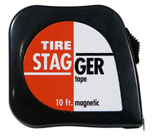Race Car 10' Tire Stagger Tape Measure  #1165