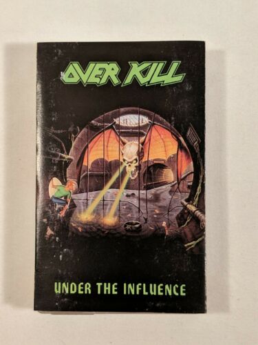 Overkill Under The Influence Cassette Tape 1988 Thrash Metal Rare